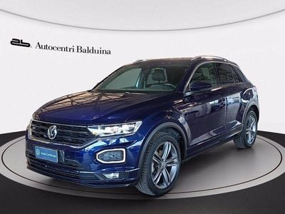 Usata VW T-Roc Sport 150 CV (110 kW) 2020 Atlantic blue metalizzato SUV