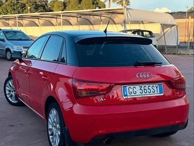 Usata Audi A1 82 CV (60 kW) 2014 Rosso Utilitaria