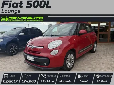 Usata Fiat 500L Lounge 95 CV (69 kW) 2017 Rosso Monovolume