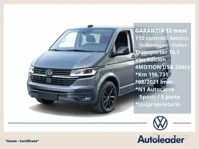 Käytetty VW Transporter Edition 204 HP (150 kW) 2021 Harmaa Van