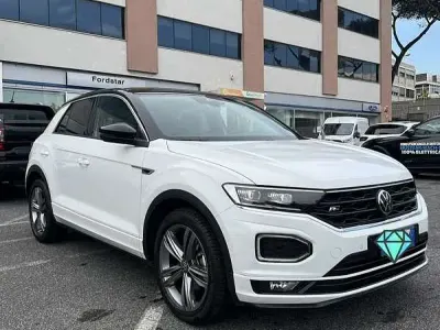 Usata VW T-Roc Sport 150 CV (110 kW) 2021 Bianco SUV