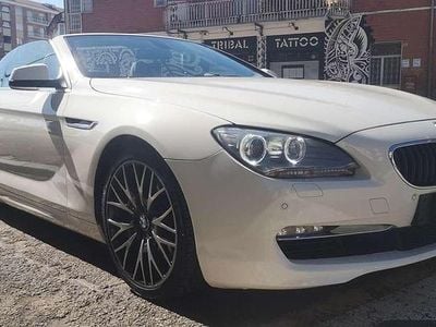 Begagnad BMW 640 Cabriolet 320 HK (235 kW) 2013 Vit Cab