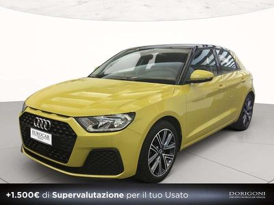 Usata Audi A1 Sportback Admired 116 CV (85 kW) 2019 Giallo pitone metallizzato ner Utilitaria