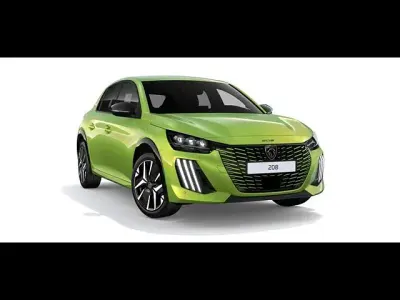 Ny Peugeot 208 110 HK (80 kW) 2025 Gul Halvkombi