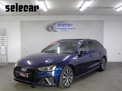 Usata Audi A4 S-Line 204 CV (150 kW) 2023 Blu navarra metallizzato Station wagon