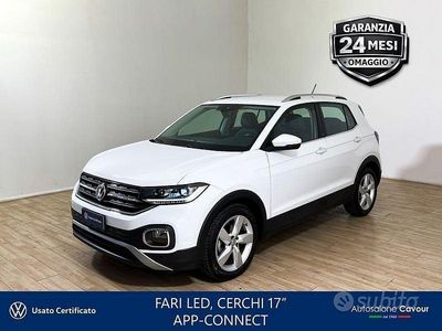 Usata VW T-Cross Advance 116 CV (85 kW) 2020 Pure white SUV