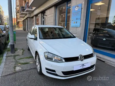 Usata VW Golf VII Highline 150 CV (110 kW) 2014 Bianco Berlina