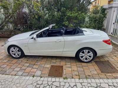 Usata Mercedes E220 Avantgarde 170 CV (125 kW) 2010 Bianco Cabrio