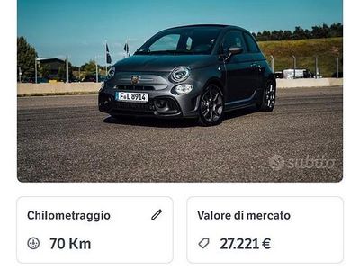 Nuova Abarth 595 165 CV (121 kW) 2025 Nero Cabrio