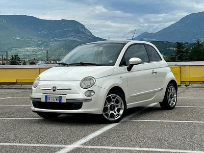 Usata Fiat 500 Lounge 75 CV (55 kW) 2009 Bianco Cabrio