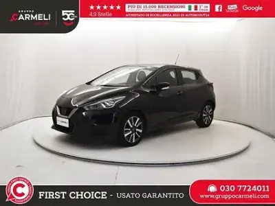 Usata Nissan Micra Acenta 90 CV (66 kW) 2018 Nero Utilitaria