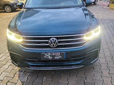 Usata VW Tiguan R-line 149 CV (109 kW) 2021 Verde SUV