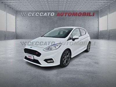 Begagnad Ford Fiesta ST-Line 86 HK (63 kW) 2019 Vit Halvkombi