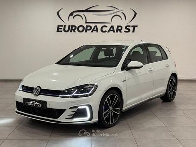 Usata VW Golf VII GTE 204 CV (150 kW) 2018 Bianco Berlina