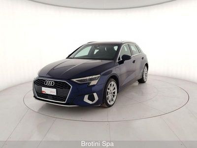 Usata Audi A3 Advanced 204 CV (150 kW) 2020 Blu Berlina