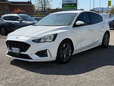 Usata Ford Focus ST-Line 125 CV (91 kW) 2020 Bianco Berlina