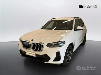 Usata BMW X3 M Sport 190 CV (139 kW) 2022 Bianco SUV