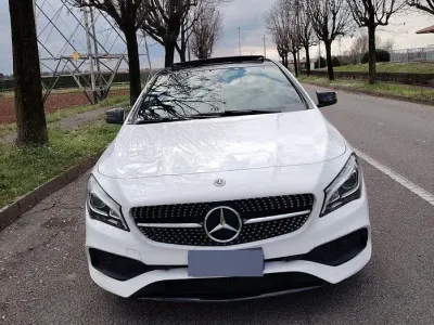 Usata Mercedes CLA200 136 CV (100 kW) 2019 Bianco Coupé