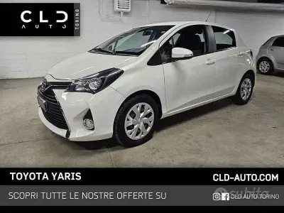 Brugt Toyota Yaris 90 HK (66 kW) 2015 Hvid Hatchback