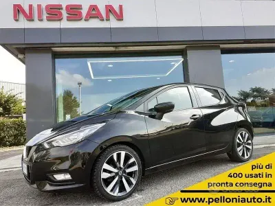 Usata Nissan Micra Tekna 90 CV (66 kW) 2018 Nero / metallizzato Utilitaria