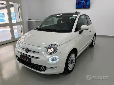 Usata Fiat 500 Lounge 69 CV (50 kW) 2019 Bianco gelato Utilitaria