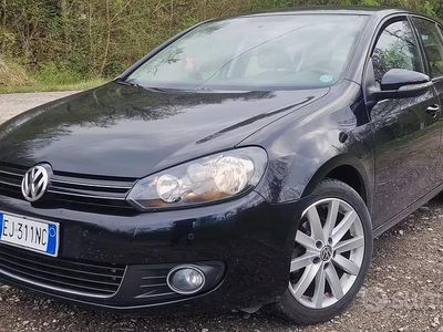 Usata VW Golf VI Highline 105 CV (77 kW) 2011 Nero Utilitaria
