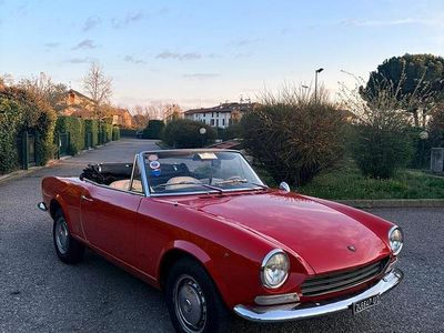Usata Fiat 124 1960 Rosso Cabrio