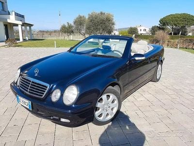 Usata Mercedes CLK200 2002 Blu Cabrio