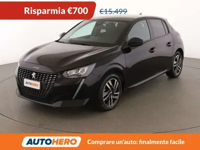 Usata Peugeot 208 Allure 102 CV (75 kW) 2022 Nero Utilitaria