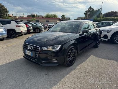 Usata Audi A3 Attraction 110 CV (80 kW) 2014 Nero Berlina
