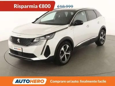 Usata Peugeot 3008 GT 131 CV (96 kW) 2021 Bianco SUV