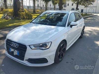 Usata Audi A3 S-Line 110 CV (80 kW) 2015 Bianco Berlina