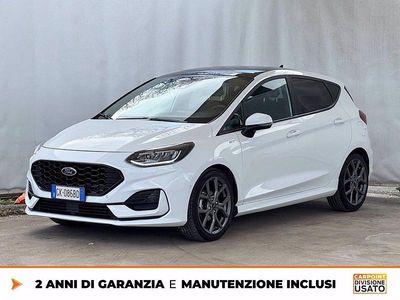 Usata Ford Fiesta ST-Line 125 CV (91 kW) 2022 Bianco Utilitaria