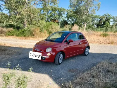 Usata Fiat 500 75 CV (55 kW) 2007 Rosso Berlina