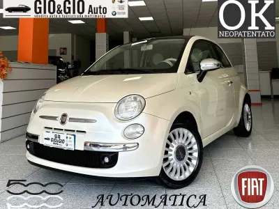 Usata Fiat 500 Lounge 69 CV (50 kW) 2008 Bianco perlato Utilitaria