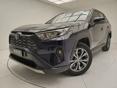 Gebraucht Toyota RAV4 Hybrid Active 218 PS (160 kW) 2023 Blau SUV