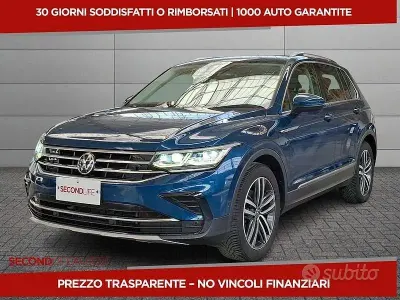 Usata VW Tiguan Elegance 150 CV (110 kW) 2022 Blu SUV
