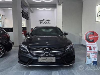 Usata Mercedes C220 Premium 170 CV (125 kW) 2017 Nero Coupé