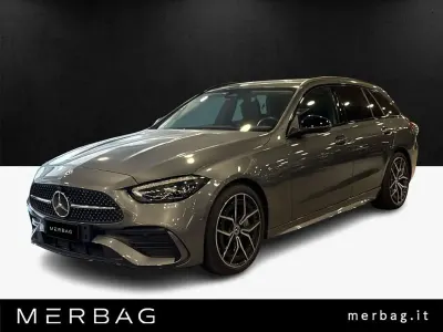 Usata Mercedes C220 Premium 197 CV (144 kW) 2023 Argento Station wagon