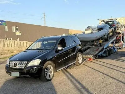 Usata Mercedes ML350 211 CV (155 kW) 2010 Nero SUV