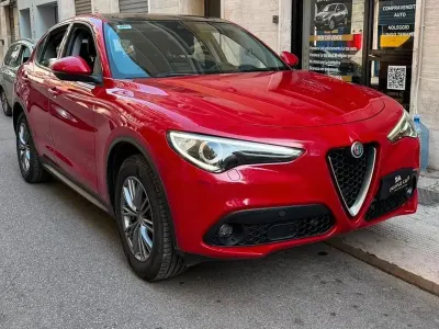 Usata Alfa Romeo Stelvio 179 CV (131 kW) 2018 Rosso SUV