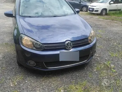Usata VW Golf VI 140 CV (102 kW) 2009 Blu Utilitaria