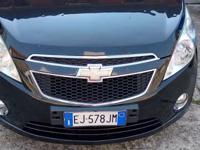 Usata Chevrolet Spark LS 68 CV (50 kW) 2011 Nero Utilitaria