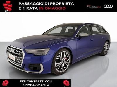 Usata Audi S6 Sport 344 CV (253 kW) 2022 Blu ultra metallizzato Station wagon
