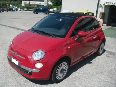 Usata Fiat 500C Lounge 69 CV (50 kW) 2013 Rosso Cabrio