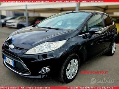 Usata Ford Fiesta Titanium 68 CV (50 kW) 2009 Nero Utilitaria