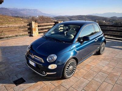 Usata Fiat 500 Lounge 95 CV (69 kW) 2017 Blu/azzurro Utilitaria