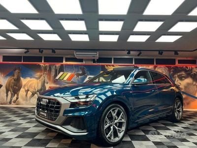 Usata Audi Q8 Sport 286 CV (210 kW) 2018 Blu/azzurro SUV