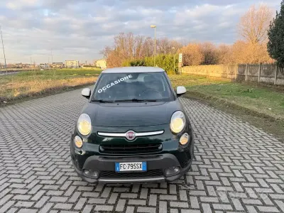 Begagnad Fiat 500L Trekking 95 HK (69 kW) 2016 Grön Minibuss
