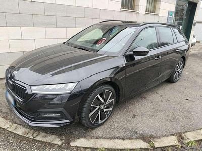 Usata Skoda Octavia G-TEC SportLine 131 CV (96 kW) 2022 Nero Station wagon